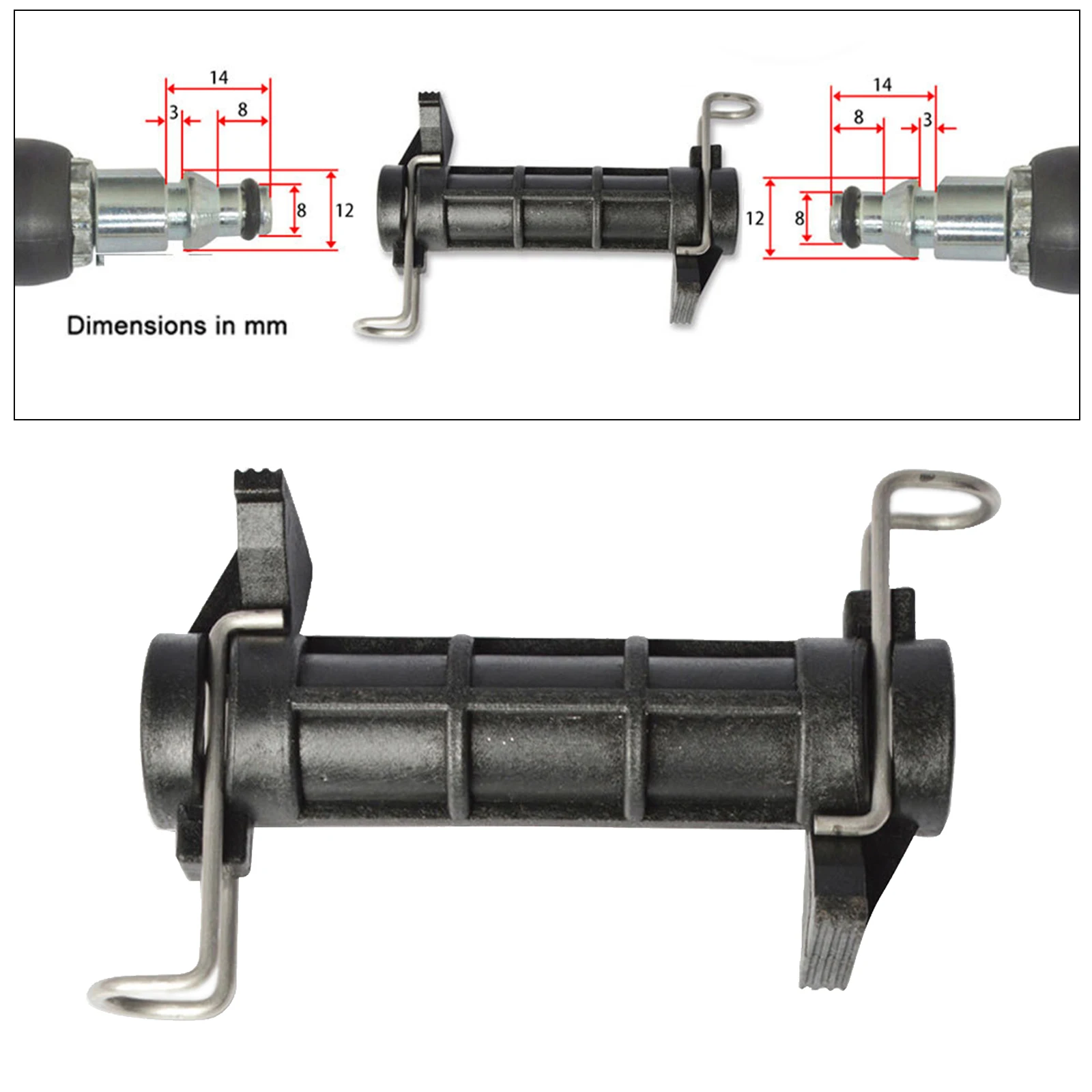 Pressure Washer Hose, Extension Connector Pipe, Joint Hose Connector for High Pressure Washer, Cleaning Tool Garden Equipment