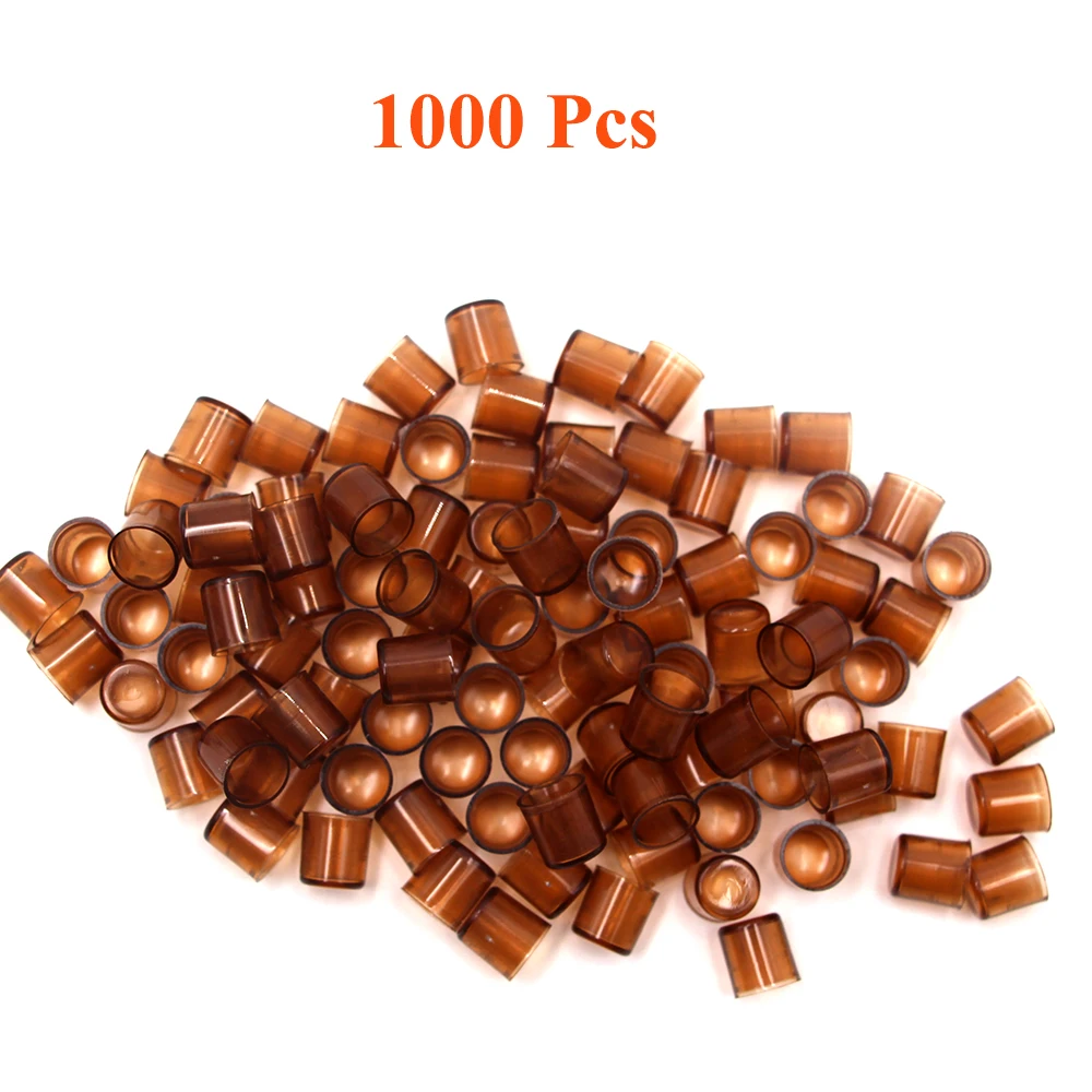 1000PCS Beekeeping Tools Beehive Feeding Tools Queen Rearing Plastic Brown Cell Larve Worm Egg Cell Cups Reusable Bee Supplies