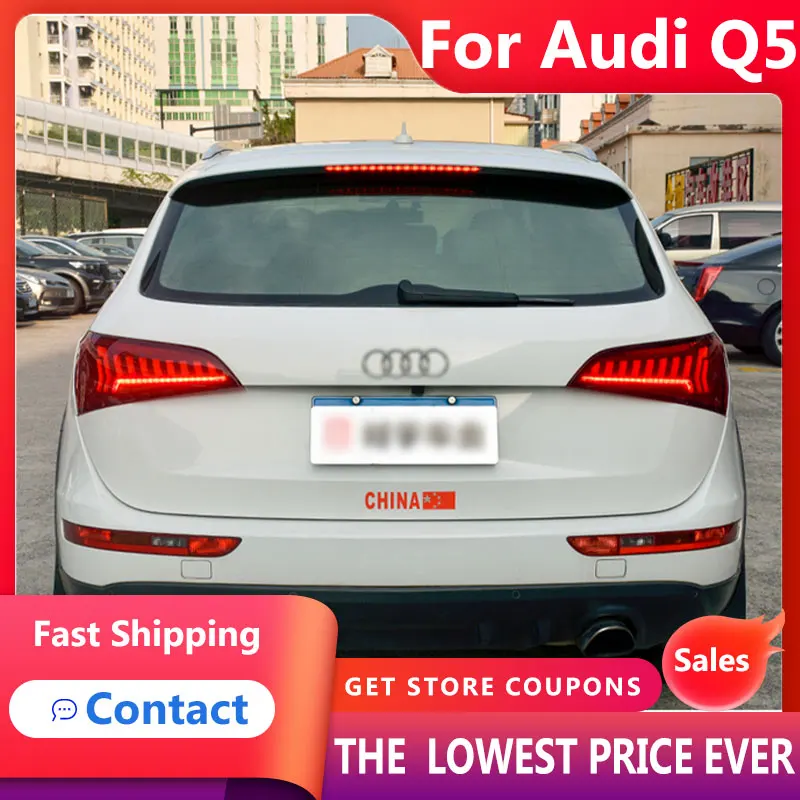 

Светодиодные задние фонари для Audi Q5 2010-2018, модифицированные светодиодные ходовые огни и задние фонари с динамическим указателем поворота.