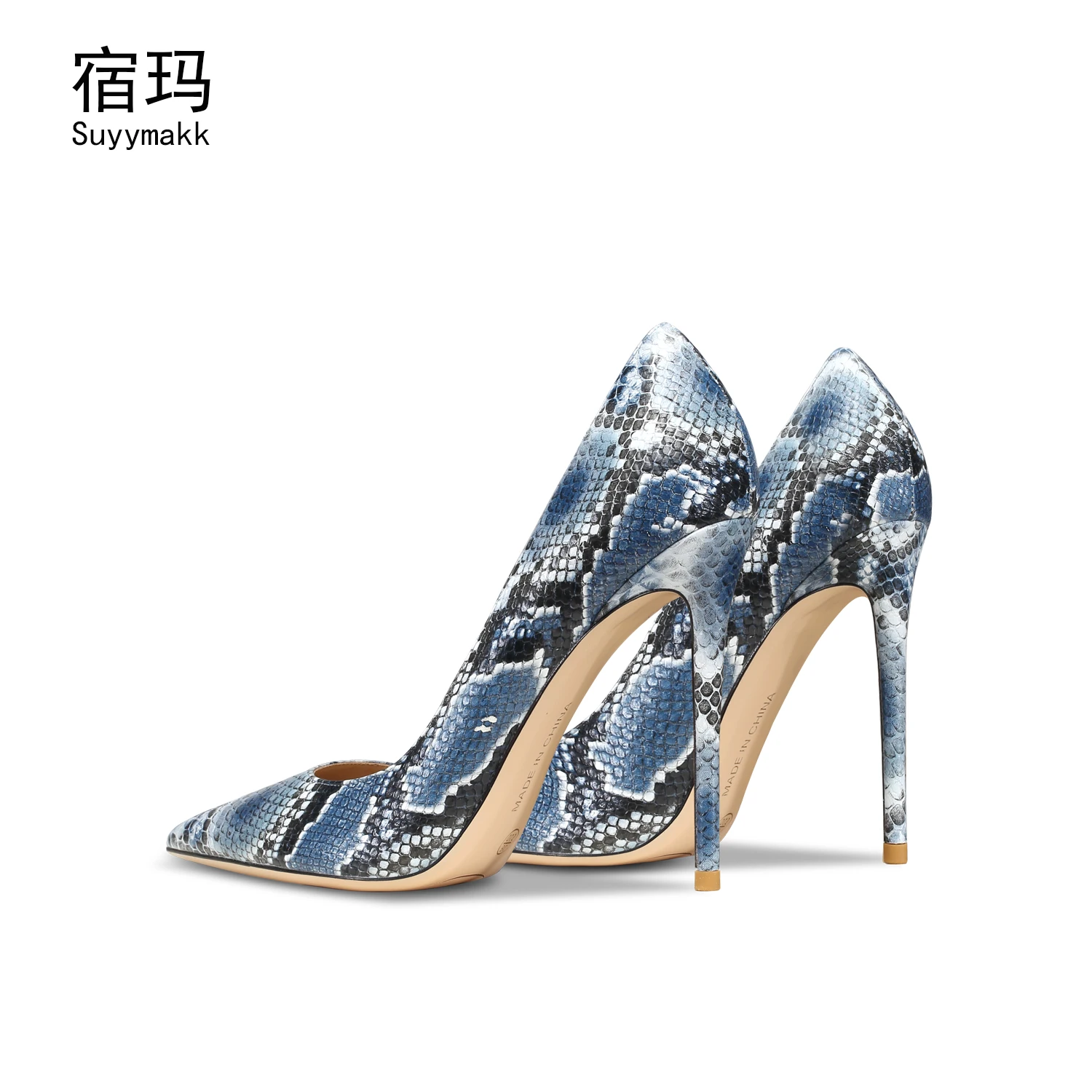 Heels For Women 2024 Luxury Women\'s Pumps Snake Pattern High Heels Shoes Sexy Wedding Shoes Female Stiletto Shoes Ladies Shoes