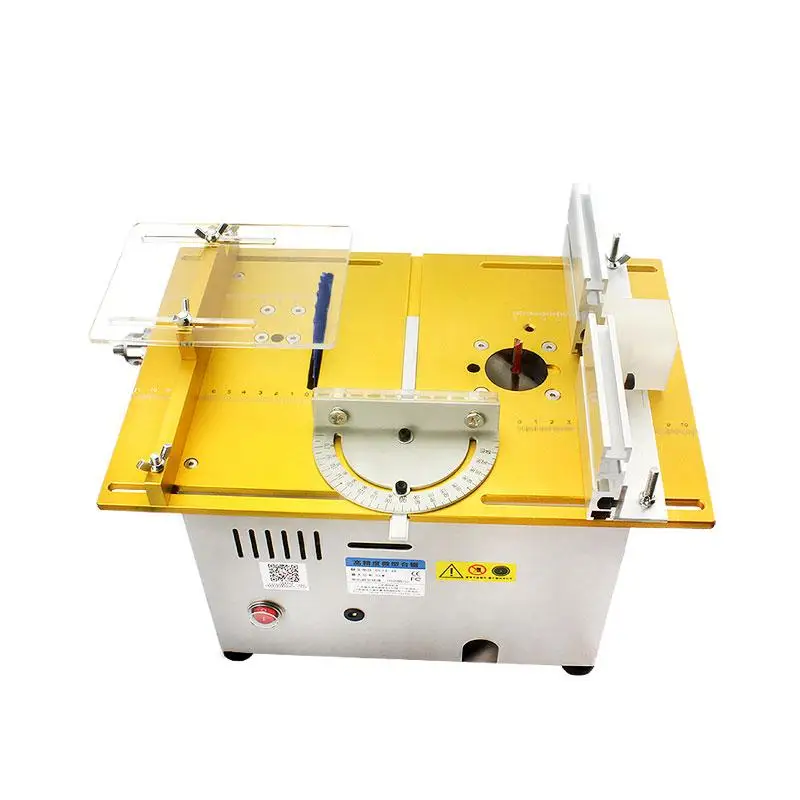 Multi-Function Table Saw 12V-24V Mini Diy Woodworking Jade Cutting Saw Mini Precision Table Saw