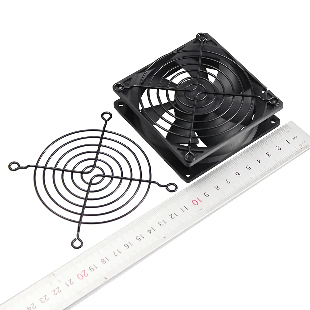 Imagem -06 - Yunuon 90x90 mm 92x92 mm Malha do Metal das Grades do fã para o Computador pc Portátil Ventiladores de Refrigeração do Dedo Protetor 9cm 90 mm 92 mm 200 Peças