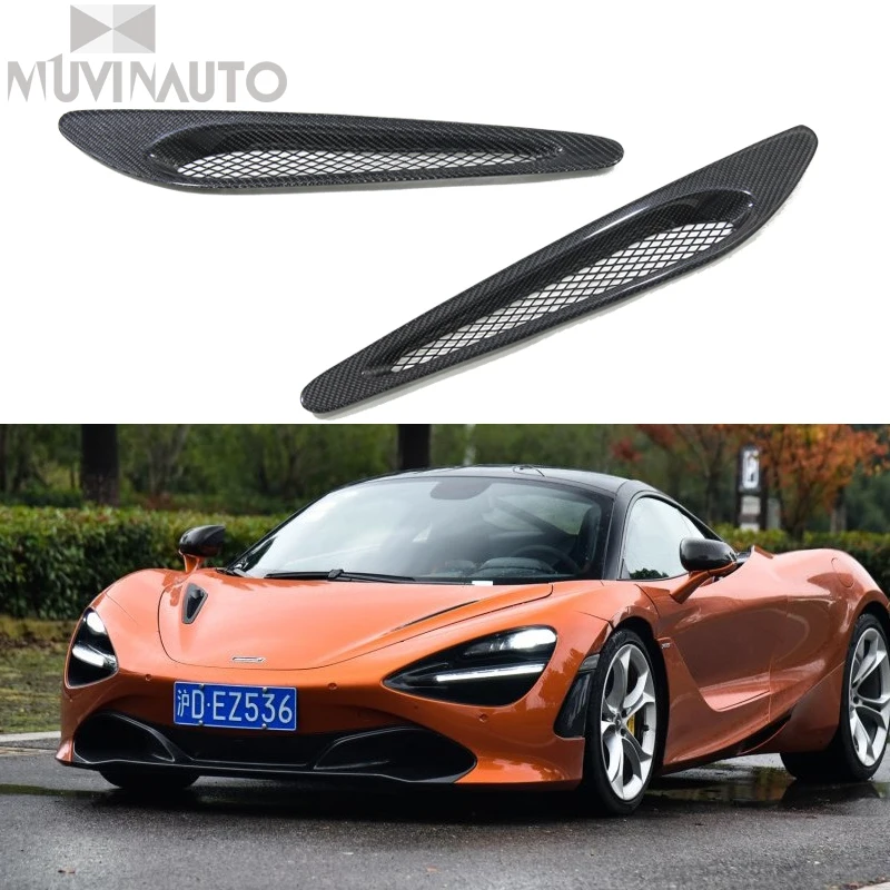 

For McLaren 720s carbon fiber hood vents Engine cover into vent heat sink