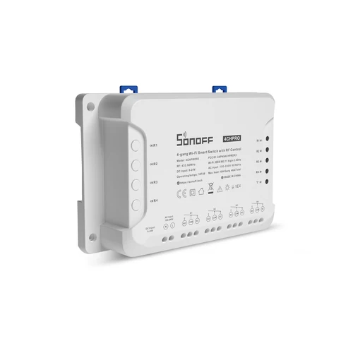 Imagen 2 del producto Sonoff 4CH R3 /4CH PRO R3 4 Gang interruptor WIFI inteligente 433MHZ montaje en carril Din Control remoto inalámbrico temporizador interruptor DIY a través de Ewelink