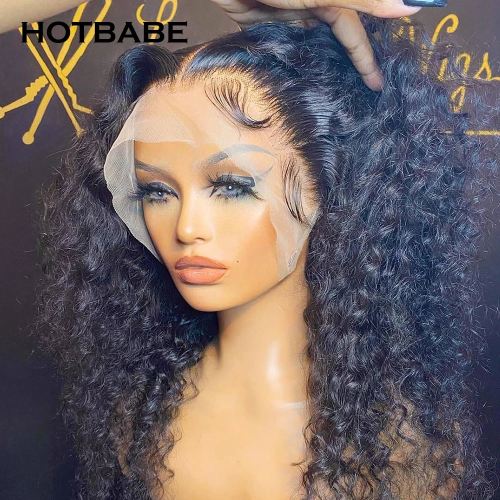

Water Wave Full Lace Wig Human Hair For Women HD Transparent Lace Frontal Wigs Brazilian Curly Lace Front Wigs Pre Plucked Remy