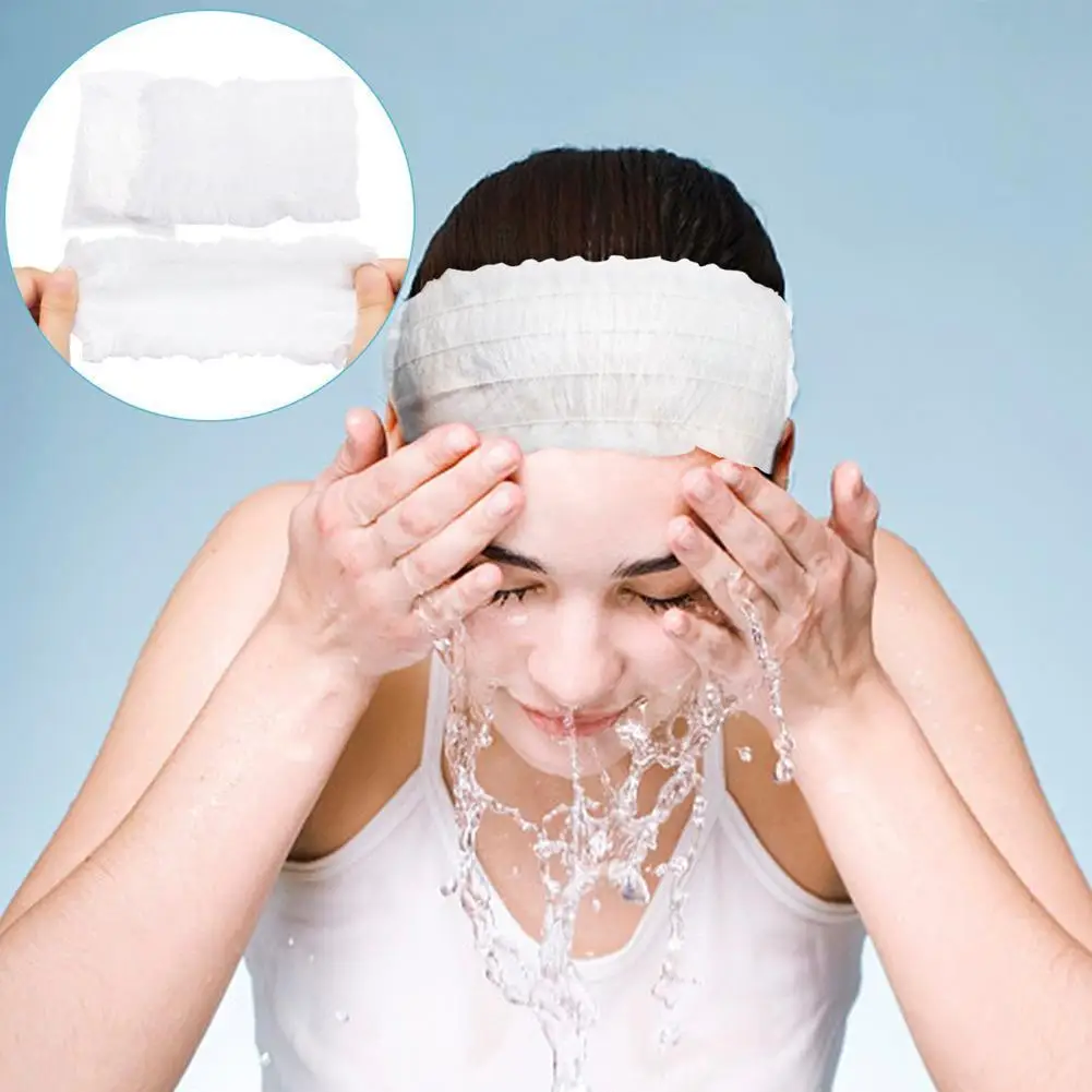 

500Pcs/Lot Disposable Headbands Elastic Non-Woven Grafting Eyelashes SPA Hair Salon Bathing Bathroom Supplies Accessories HA2528