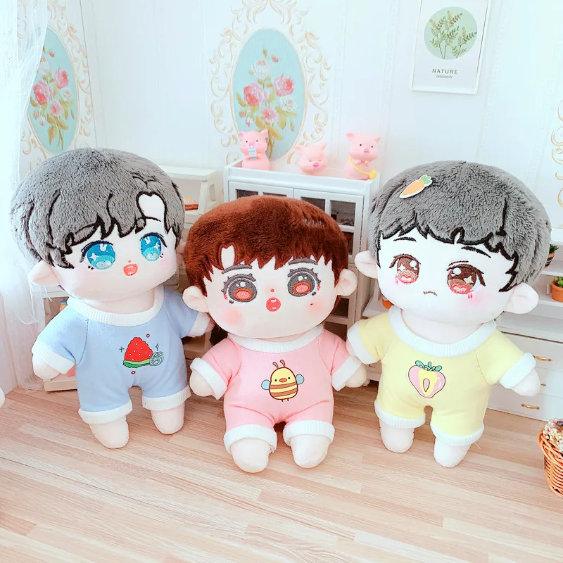 20cm EXO idol doll clothes Lovely catoon suit Cute Dolls Accessory for our generation Dolls sleeping bag boy girl gift