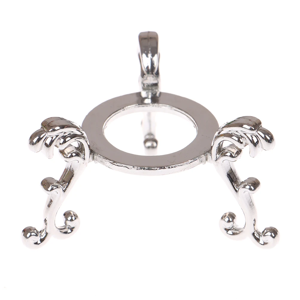 1PC Display placcato in oro pietra preziosa supporto per uova Base supporto per sfera di cristallo supporto per ornamento sfera di cristallo espositore decorativo per palline