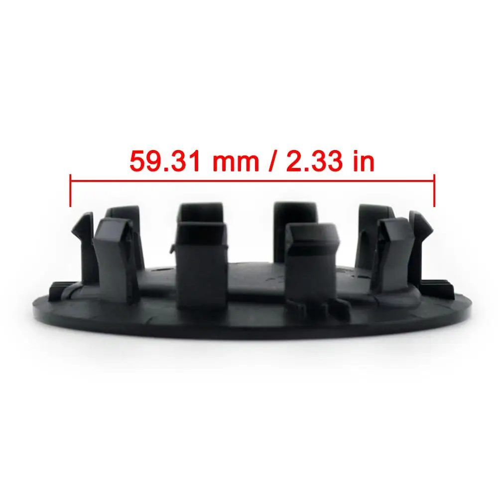 4pcs Fit 911 77mm 59mm Auto Hub Caps Car Wheel Center Cover Without Emblem Universal For Alloy Wheels Rims Hubcaps