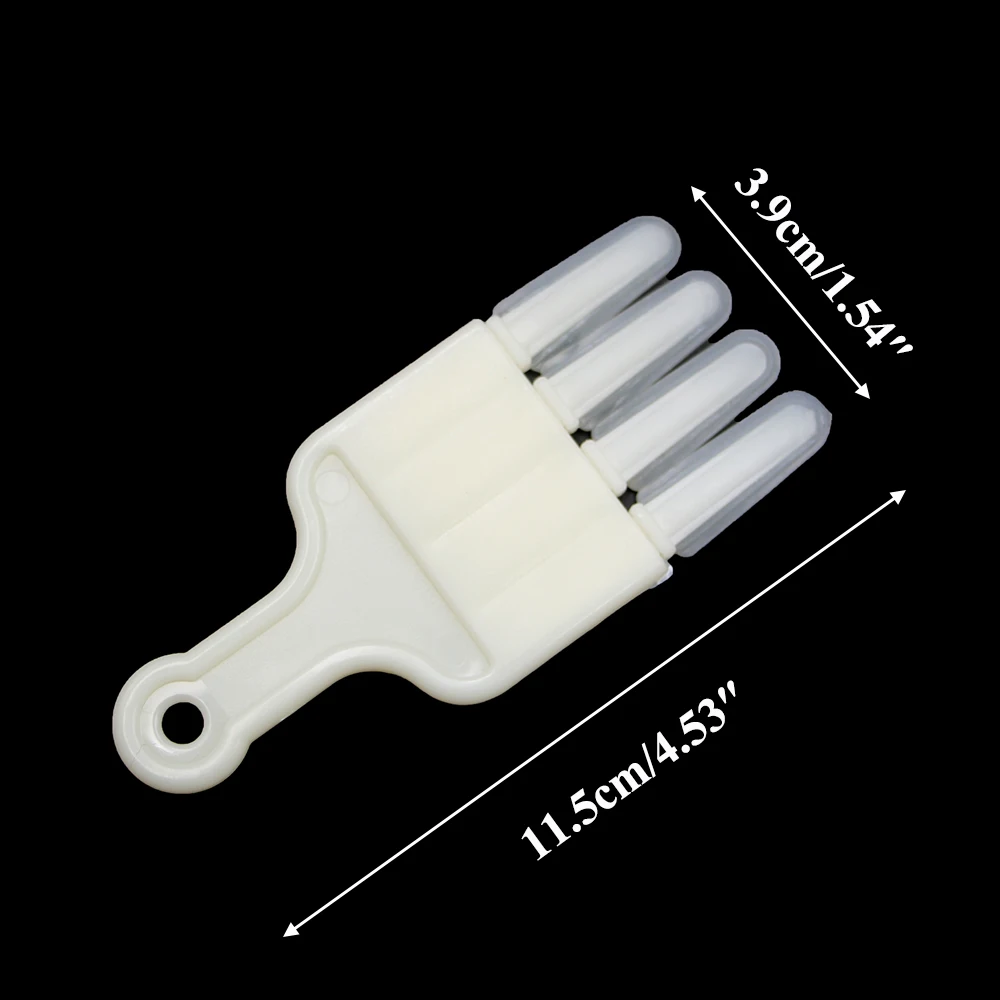 1PCS Detachable Four Row Royal Jelly Bee Milk Take Slurry Pen Scraper Pulp Collect Plastic White Beekeeping Tools Supplies