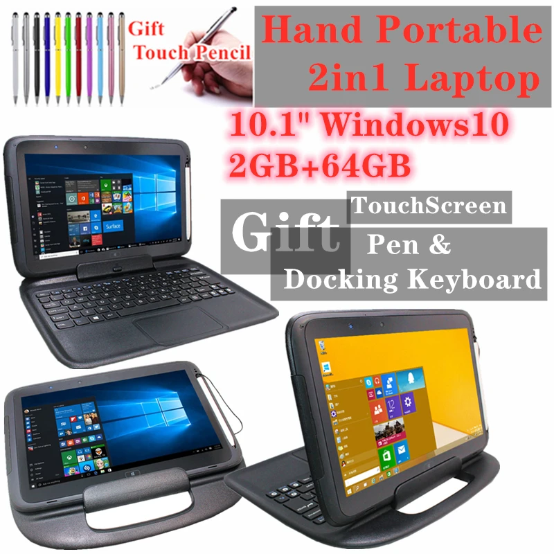 

Gift Pen 10.1 INCH 3E Tablet PC 2GBDDR+64GB ROM Windows 10 With Docking Keyboard 1366*768 IPS Screen Dual Camera