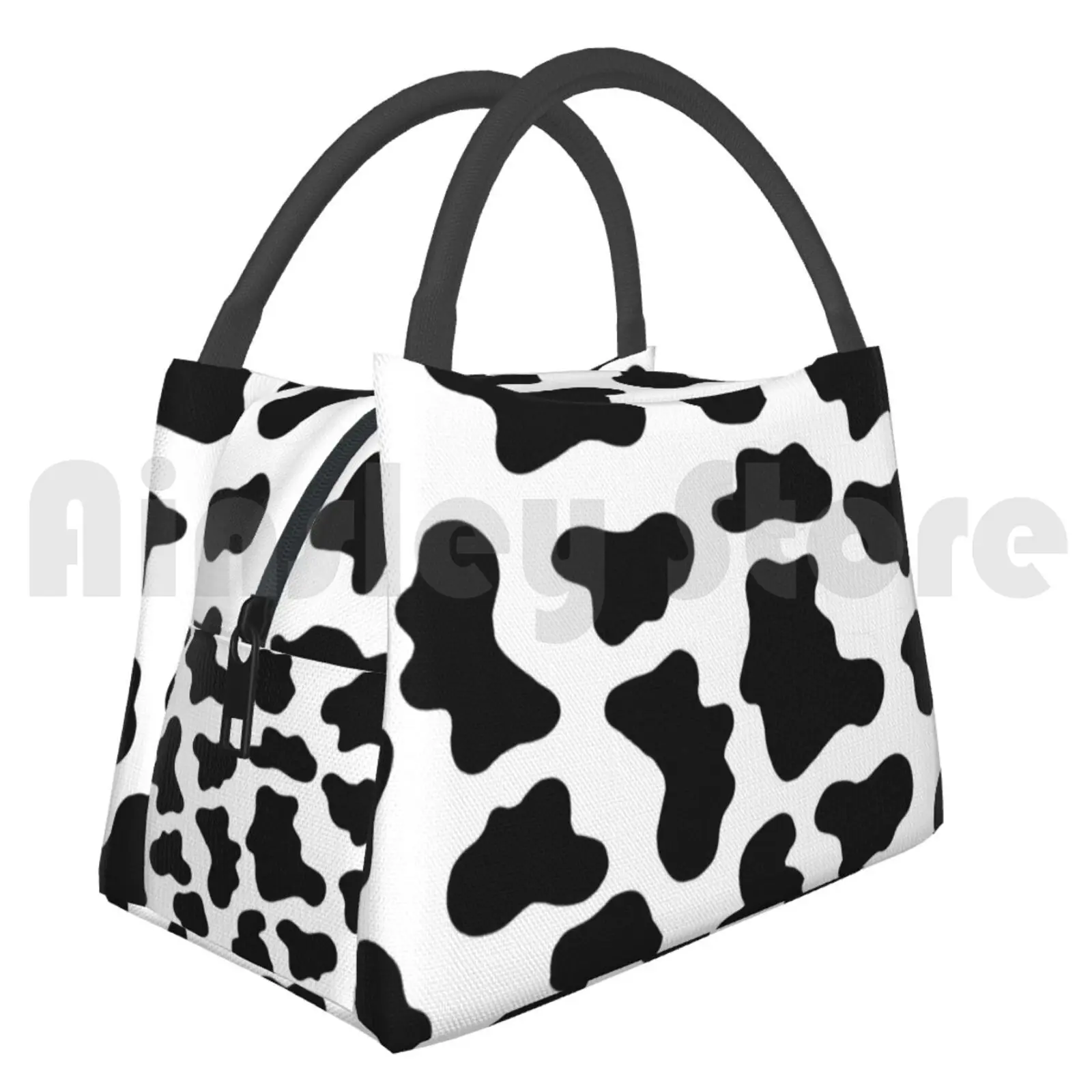 

Portable Insulation Bag Cow-Black And White Cow Black And White Cow Cow Cow Girl Cowgirl Cow Boy Cowboy Western