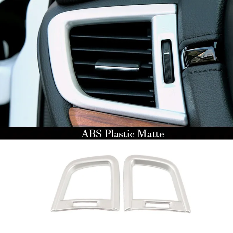 

ABS Matte LHD Car left and right air outlet Cover Trim sticker For Honda CR-V CRV 2017 Car accessories styling 2pcs