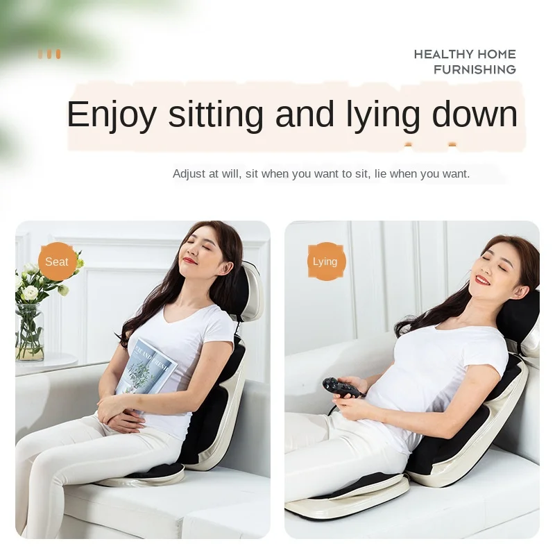 Luxury Massage Chair Cervical Spine Waist Back Home Full-Automatic Kneading Small Massage Pad220V