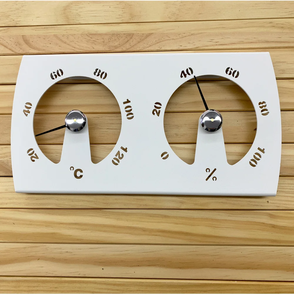 Sauna Thermometer Hygrometer Horizontal Durable Digital Sauna Room Accessories Indoor Humidity Temperature Measurement