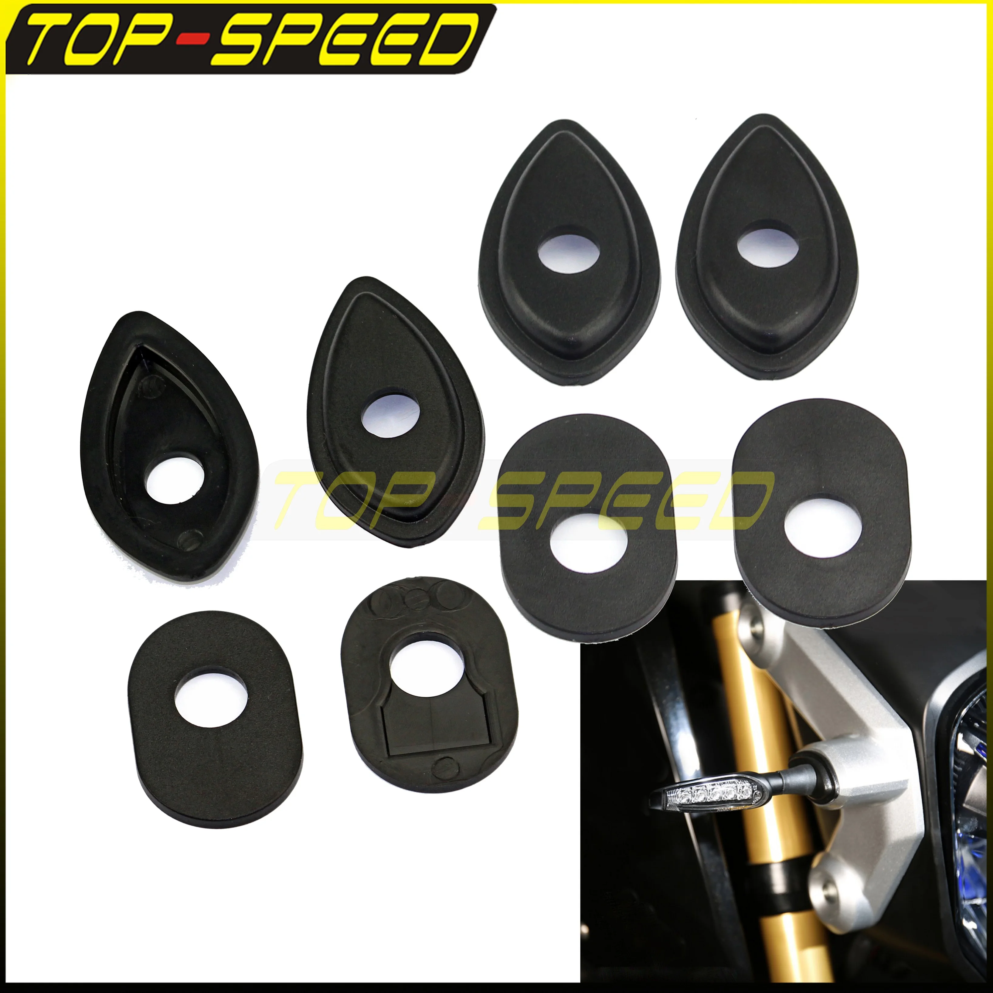 For Honda CBR 400 500 650 R X F CBR650 MSX125 CBR600RR CBR1000RR CRF250L Refill Remove Replace Turn Signal Adapter Spacers Plate