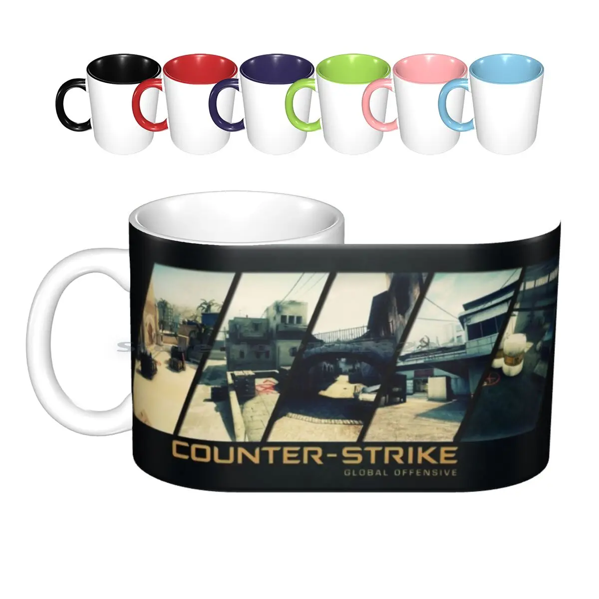 Counter Strike Global Offensive Art21 Ceramic Mugs Coffee Cups Milk Tea Mug Csgo Counter Strike Global Offensive Counter Strike