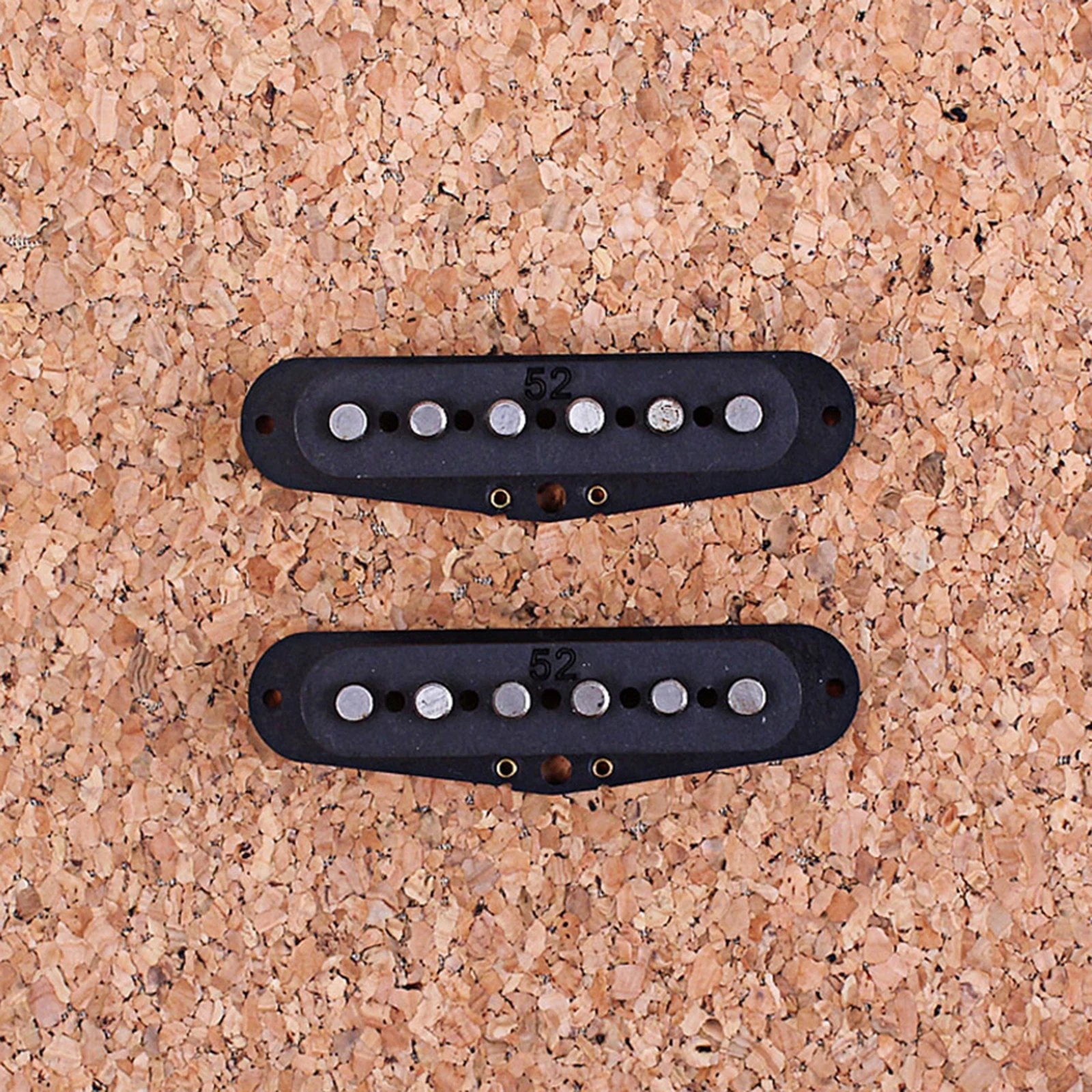 2x Prebuilt Constructed Neck Pickup Flatwork w/ Alnico Rod Magnets Alnico 5 Guitar Single Coil Pickup for TL 6 String Guitars