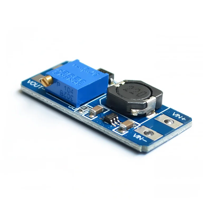 12 Stks/partij MT3608 DC-DC Step Up Converter Booster Voedingsmodule Boost Step-Up Boards Max Output 28V 2A Modules Boord