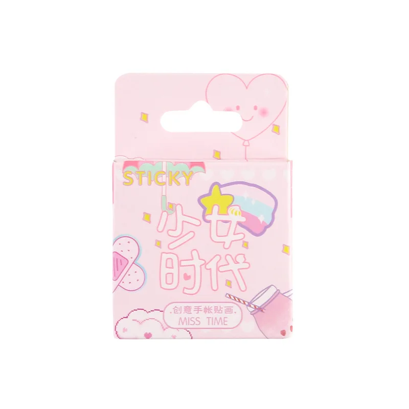 46Pcs/Pk Girl Generation Series Cute Boxed Kawaii Stickers Planner Scrapbooking Stationery Japanese Diary Stickers