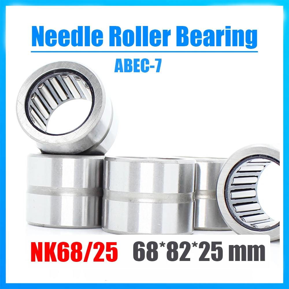 

NK68/25 Bearing 68*82*25 mm 1PC ABEC-7 Solid Collar Needle Roller Bearings Without Inner Ring NK68/25 NK6825 Bearing