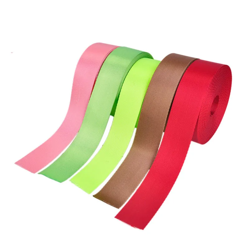 1.5"(38mm) 3meter High Quality Nylon Canvas Ribbon Belt Bag Webbing Nylon Webbing Knapsack Strapping Sewing Bag Belt Accessories