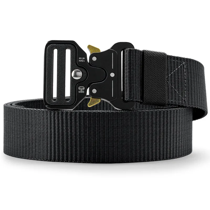 2024 New Belt Tactical Metal Belt Multifunctional Alloy Buckle High Quality Waist Buckle Nylon Belt