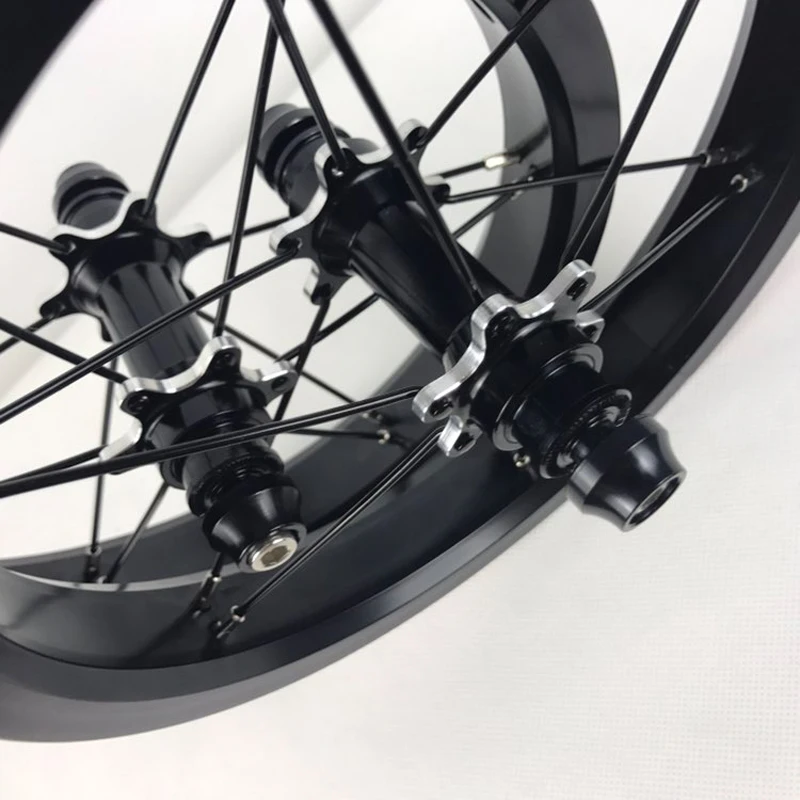 12 Inch Ultra Light AL6061 Aluminum Wheelset for Kids Balance Bike Colorful Aluminum Alloy Wheelset for Kokua 84mm Bicycle Part