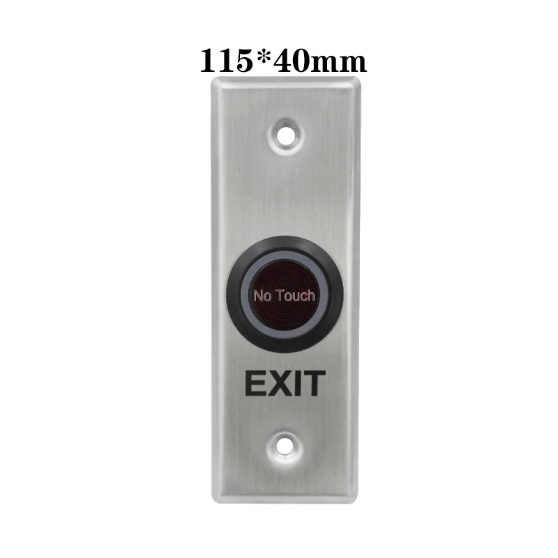 IP68 Waterproof Infrared Sensor Switch No Touch Contactless Switches Door Release Exit Button with LED For Door Access Control