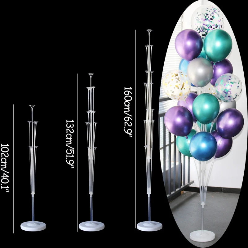 7/13/19Tubes Balloon Stand Column Balloon Garland Balloon Hold Wedding Birthday Party Decorations Ballons Globos Accessories