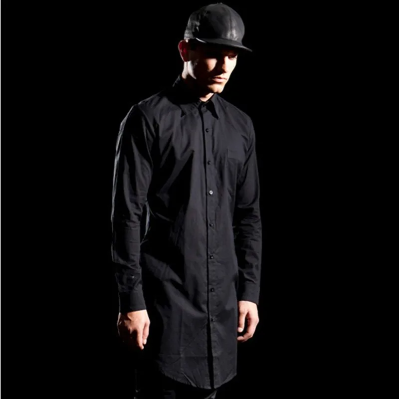 

Men's Long Sleeve Shirt Spring And Summer New Dark European And American Style Fashion Personality Youth Trend Men's Wear