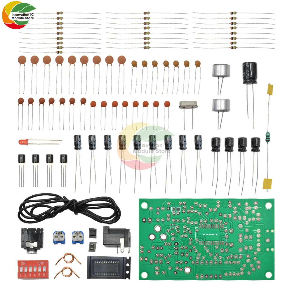 BH1417 FM Broadcast Transmitter Part Wireless FM Stereo Transmitter Module Digital Radio Station PLL Stereo DIY Kit for TV Audio