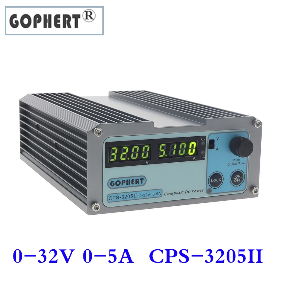 Steady Gophert NEW CPS-3205 32V 5A Upgraded Version Mini Adjustable Digital DC Power Supply OVP/OCP 110V220V Adjustable