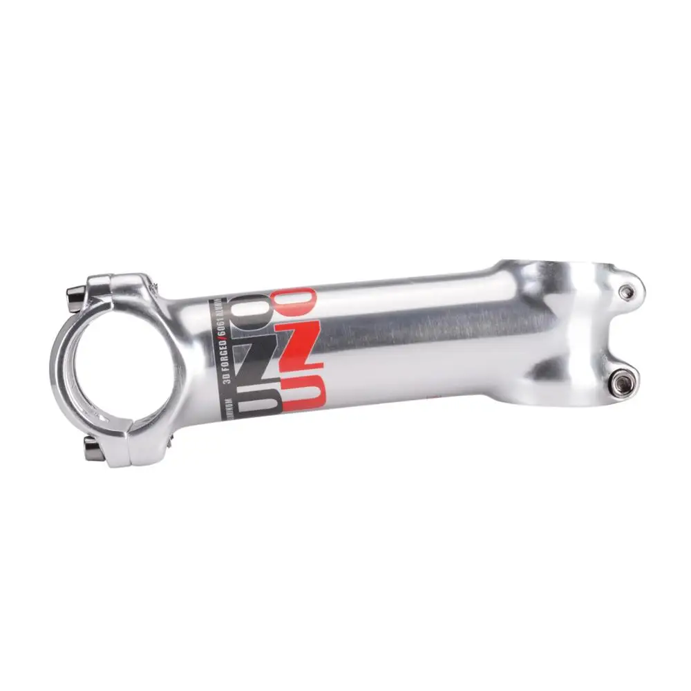 UNO Bicycle Handlebar Stem ±7°17° Silver Glossy Long mtb Stem 25.4 31.8 120 130mm Mountain Bike Stem Road Bike Accessories Parts