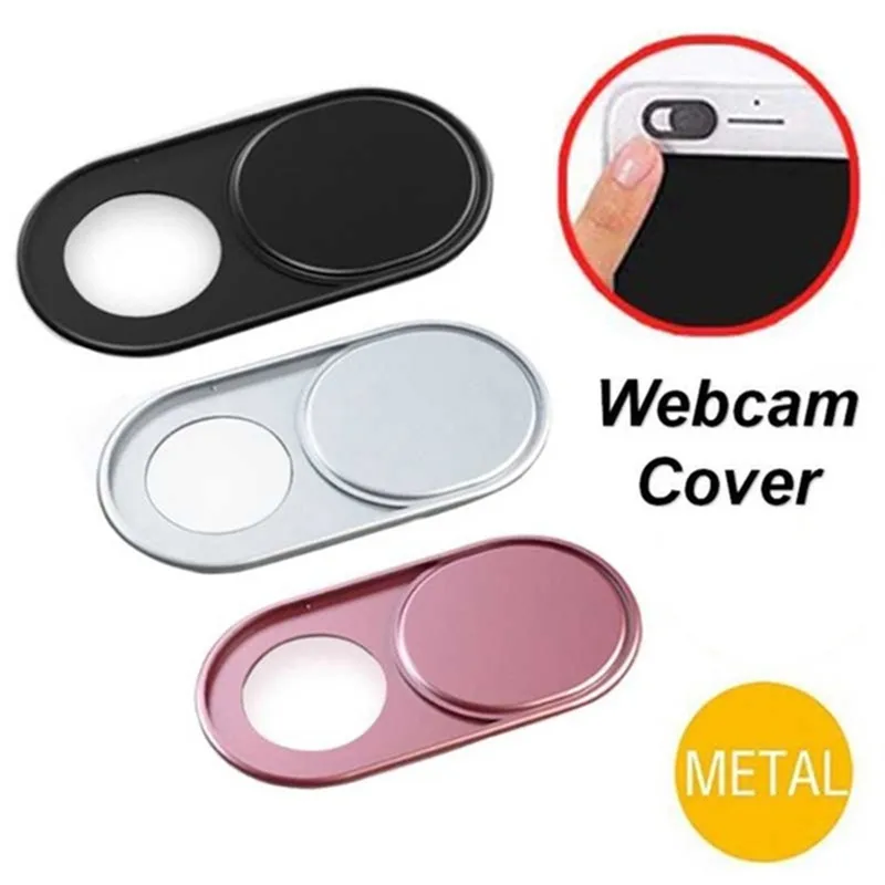 Ultra Thin Mini Metal WebCam Cover Shutter Magnet Slider Camera Privacy Sticker for Web Cam Macbook Pro Laptops PC IPhone Lens