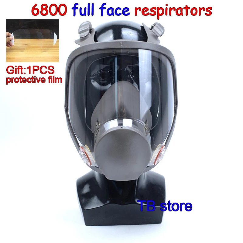 ZW 6800 Gas mask high quality Full face respirator Spray paint pesticide  protective mask Can cooperate with 3M / SJL filter