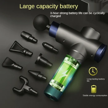 Dome fascia gun fitness electric impact gun muscle relaxer massager small vibration relaxer massage gun ems fitness equipment
