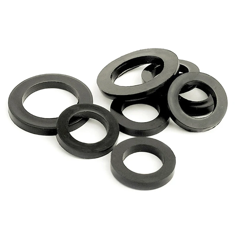 8 Sizes Black Insulation Sealing Ring Rubber Flat Washer Gasket Assortment Kit M3 M4 M5 M6 M8 M10 M15 M20 Home Improvement