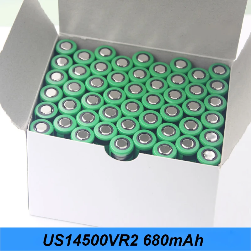 US14500VR2 AA Batterie 14500 Batterie Taschenlampe 680mAh Größe für Sony Elektronische Zahnbürste für Turmera 14500 Batterie A15