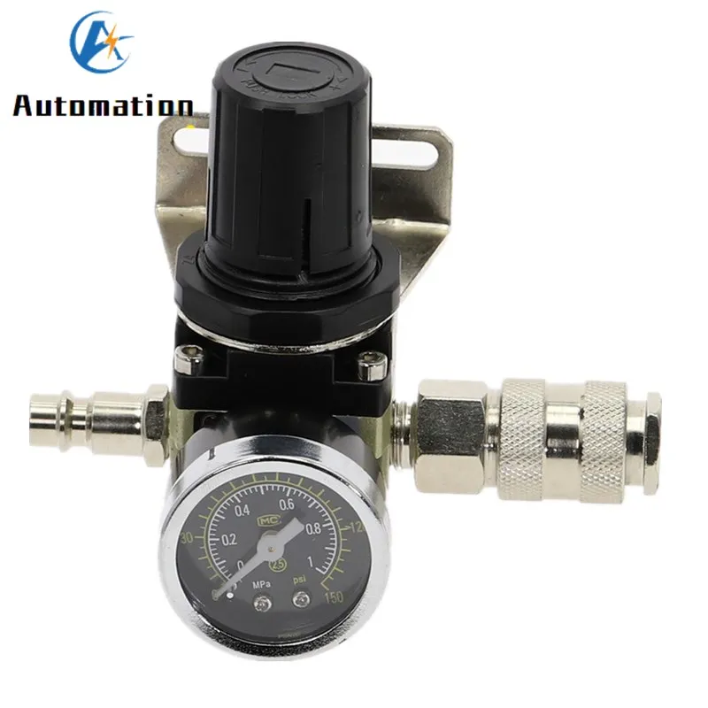AR2000-02 pressure regulator G1/4'' Pneumatic air treatment units Pressure Regulating Valve EU Fittings Connector