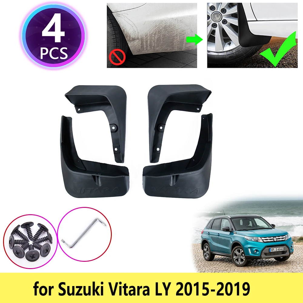 

for Suzuki Vitara Escudo LY 2015 2016 2017 2018 2019 Mudguards Mudflap Fender Mud Flaps Splash Guards Front Rear Car Accessories