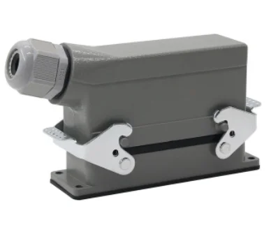 ZJSIHEGF   Heavy Duty Connectors HDC-HE-024-1 F/M 24pin Industrial rectangular Aviation connector plug 16A 500V