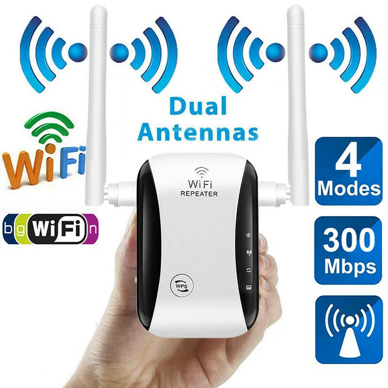 

WiFi Range Extender Internet Booster Network Router Wireless Signal Repeater