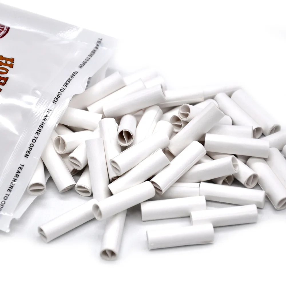 100pcs Pre Rolled Cigarette Filter Tips Rolling Paper for Cigarette Rolling Paper Filter 7MM hand-made tobacco Tips