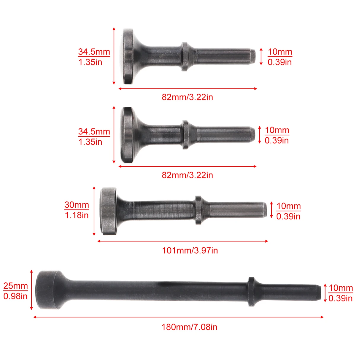 1/4 Inch Pneumatic Air Hammer Gun Hard Steel Rivet Gun Solid Impact Head Pneumatic Accessories Tools Electrician 에어건