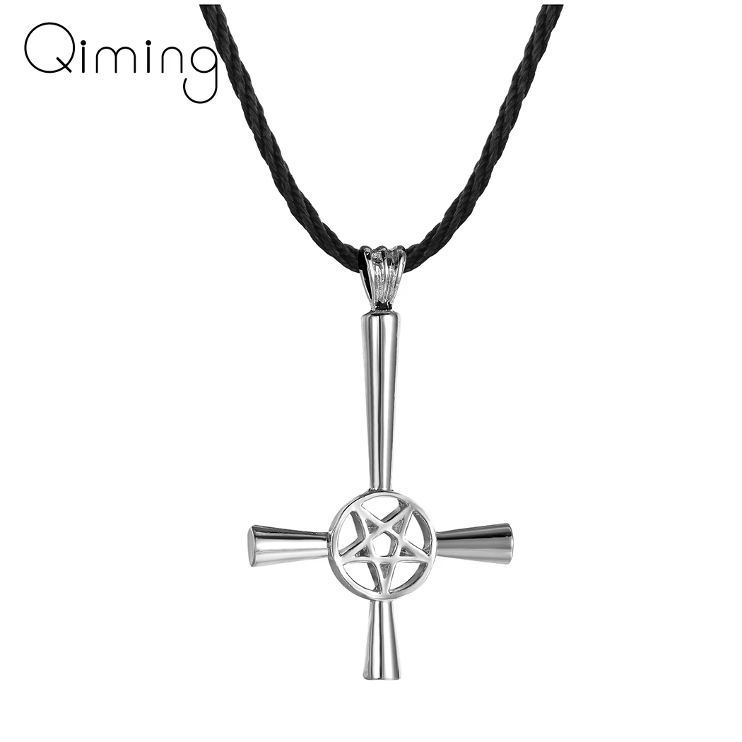 Star Of David Pentagram Cross Necklace For Women Men Wicca Amulet Christian Ireland Jesus Pendant Necklace Party 