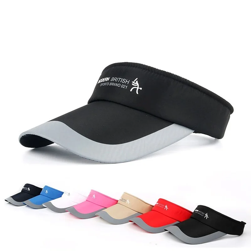 Sport Empty Top Cap  Sun Hats for Women Visor Hat Adjustable Outdoor Cap For man &women