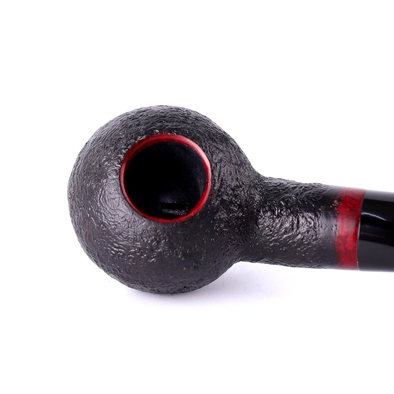 Classic Briar Wood Pipe 9mm Filter Smoking Tobacco Pipe Briar Pipe Smoking Pipes Tobacco Tube Free Tools Set Accessories
