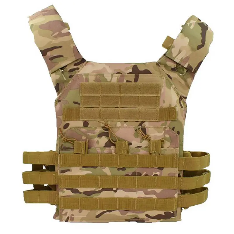 Military tactical vest for outdoor hunting protection equipment used in gaming CS air gun color bullet combat vest