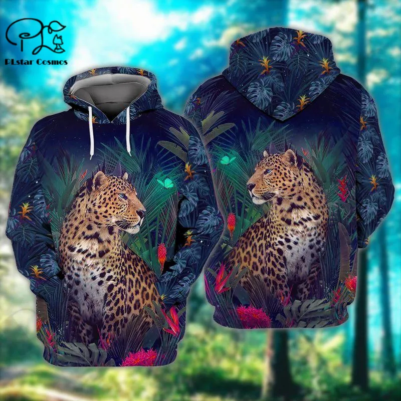 

PLstar Cosmos 3D Printed Fractal Leopard Art Animal Newest Harajuku Premium Streetwear Unisex Casual Hoodies/Sweatshirt/Zip T-2